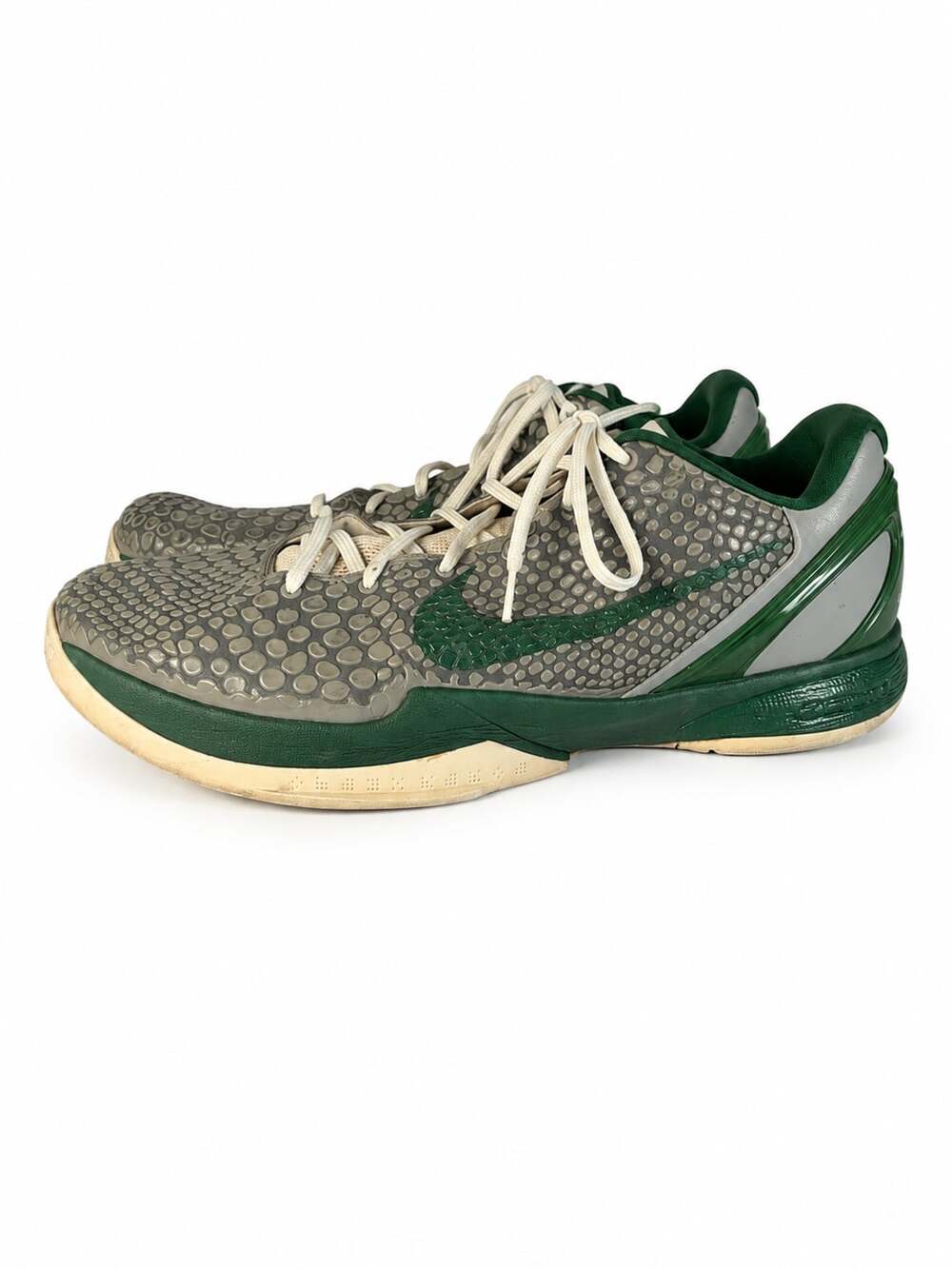 Nike Zoom Kobe 6 'Medium Grey/Gorge Green' Basketball Shoes (Style Code 429659-0